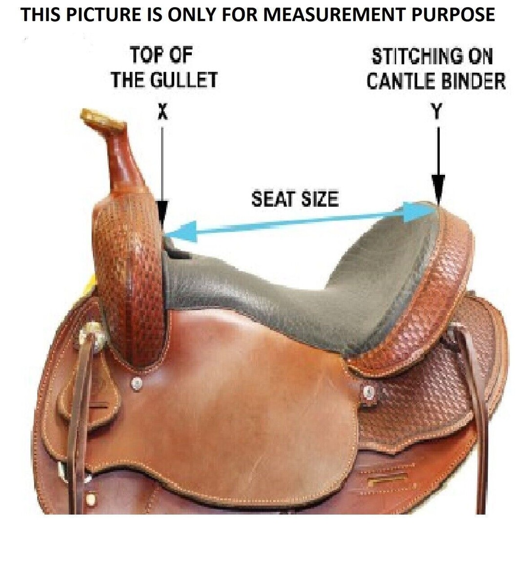 Selle Western en cuir tonneau Horse Tack Racing Plaisir fait main