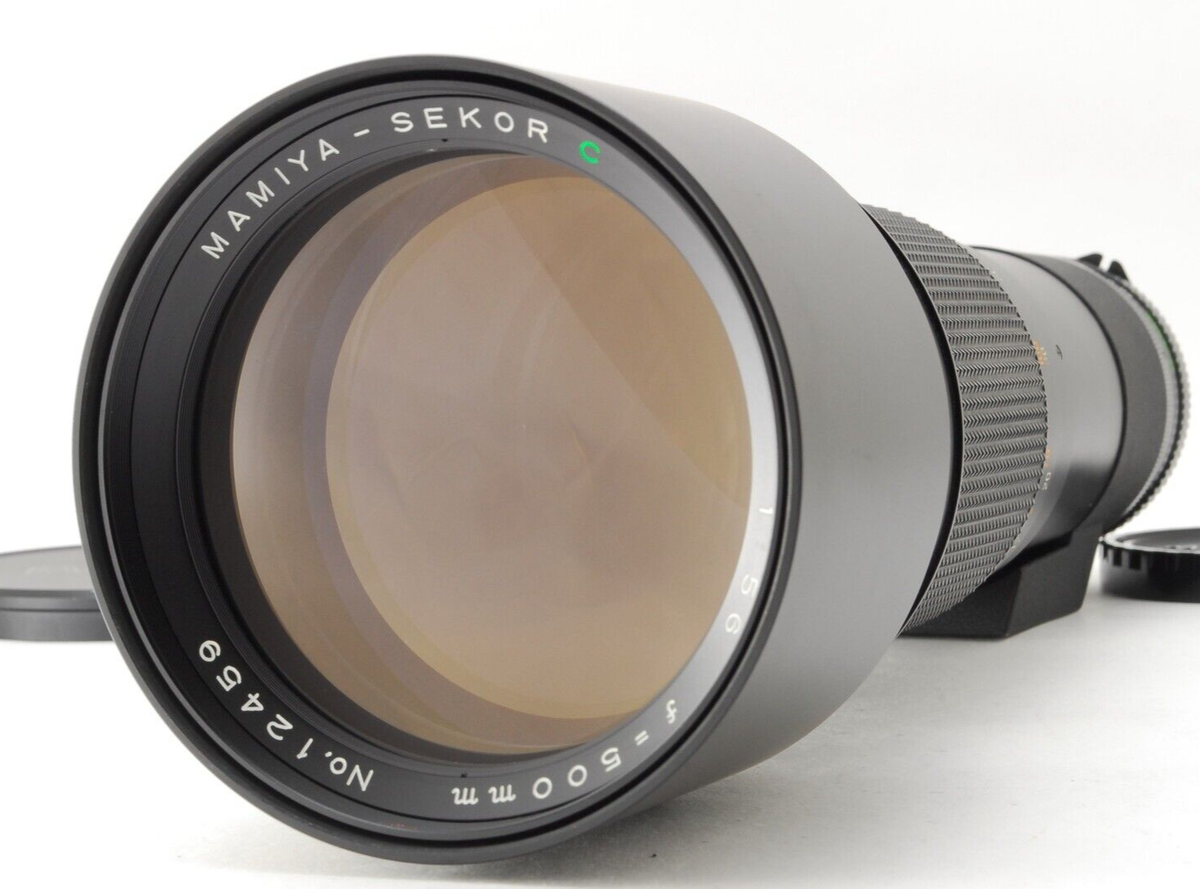 H01[6803]8 マミヤ MAMIYA SEKOR C 500mm F5.6 OPT MINT Case] Mamiya Sekor C 500mm f5.6 Lens for M645 1000S