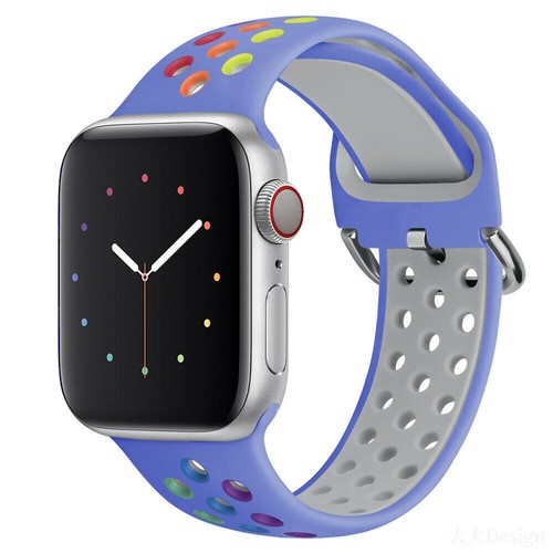 For Apple Watch Series 10 9 8 7 6 5 4 Ultra 2 SE Silicone Sport Watch band Strap - Picture 29 of 29