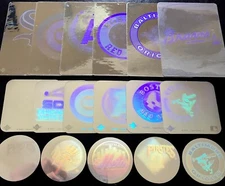 1989-1991 UD Baseball Team Hologram Stickers / Pick Holograms / Buy4+ Save50%
