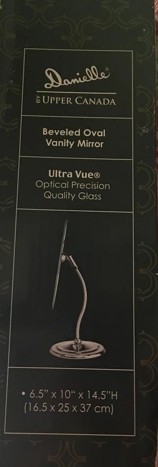 NUEVO EN CAJA - Espejo de tocador ovalado biselado Danielle - envío gratuito Foto 2 de 2
