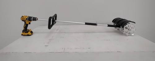 Total Tiller Cultivator, Cordless Drill Attachment, Weed, Aerate and Mix Soil - Picture 7 of 10