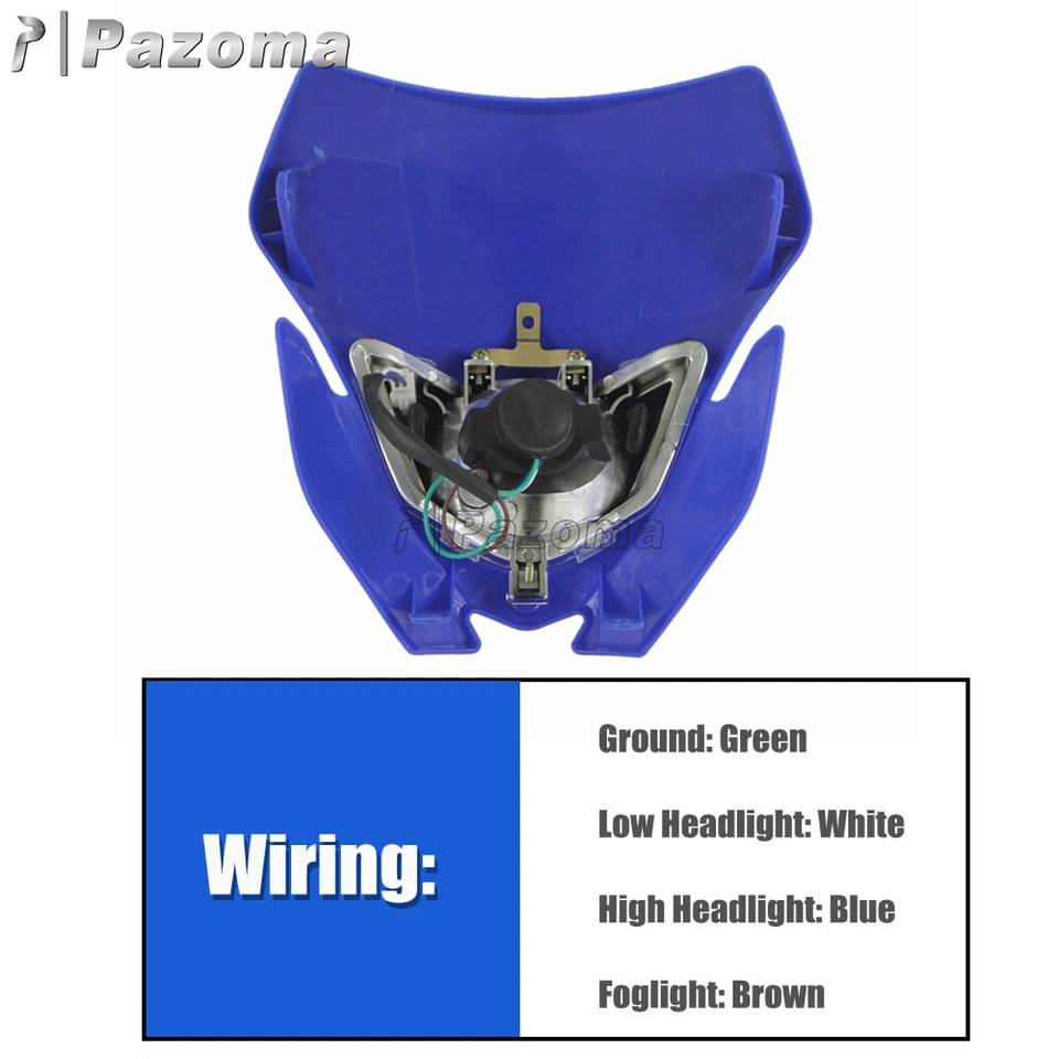 Trail Bike Headlight Fairing For Yamaha YZ250F YZ426F WR250/450F TTR110 225 — 第 3/4 张图片