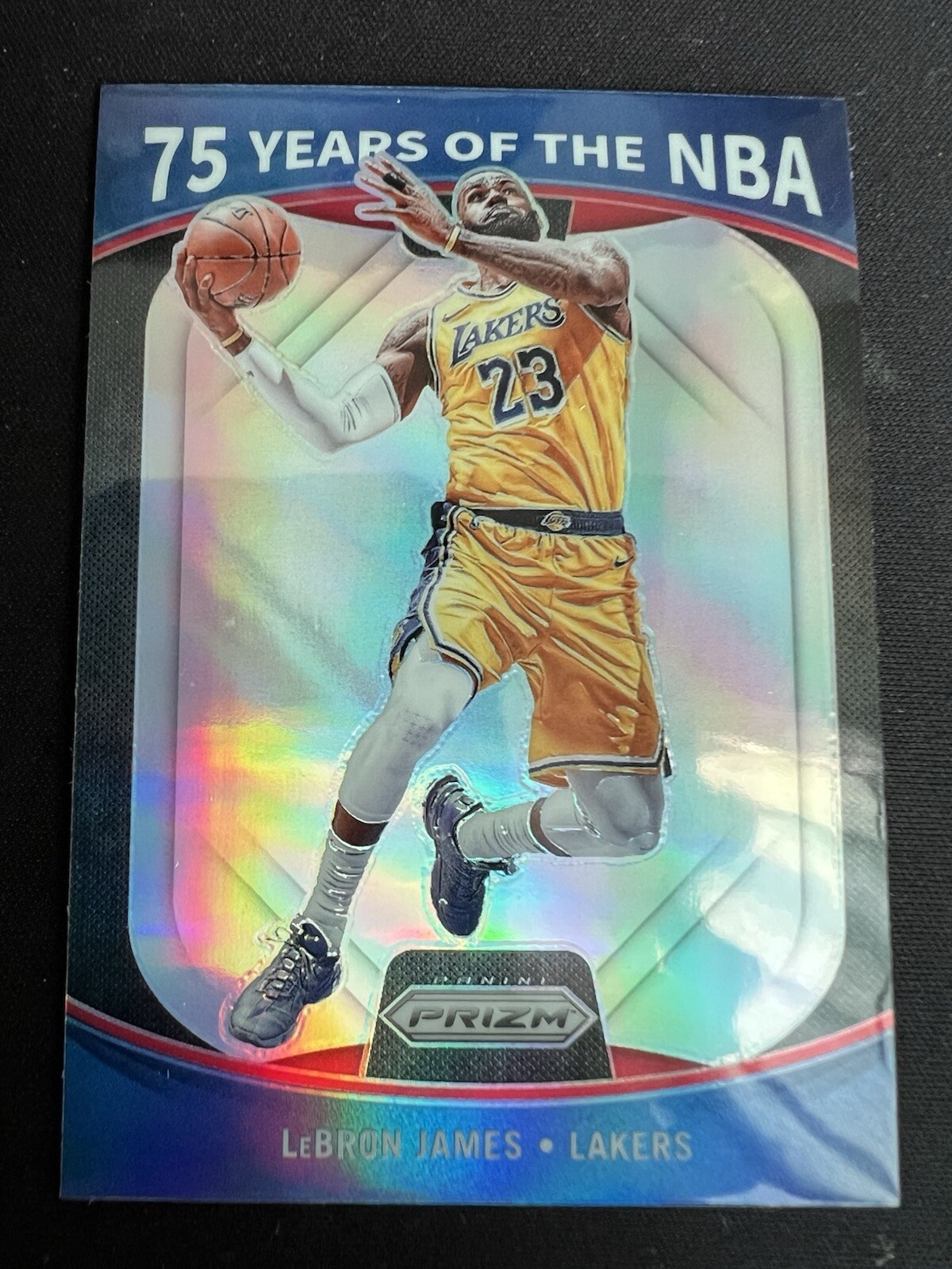 2021-22 Panini Prizm - Optic 75 Years of the NBA #1 LeBron James Prizm