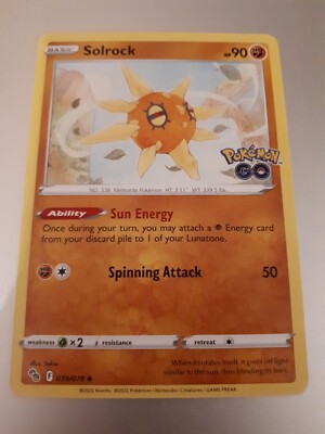 039/078 Solrock | Uncommon | Pokemon GO 