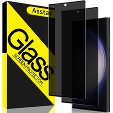 Asstar 2 Pack Samsung Galaxy S23 Ultra Privacy Screen Black-S23 U-2