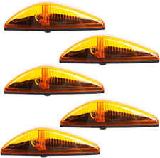 Led Cab Roof Clearance Marker Light Front Top Amber Lamps With 6 Leds Fits For M