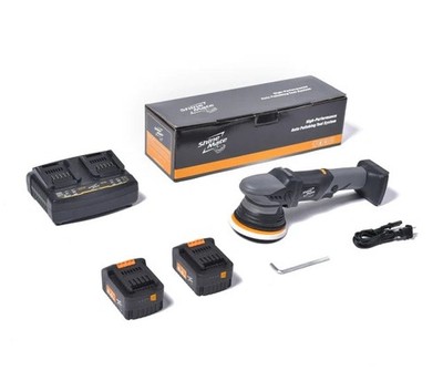 ShineMate EB351 5/15 5'' Cordless Polisher | Dual Action | Kit
