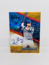 2021 Bowman's Best NICK MADRIGAL Rookie Best of Gold Refractor Auto /50 #B21-NMA