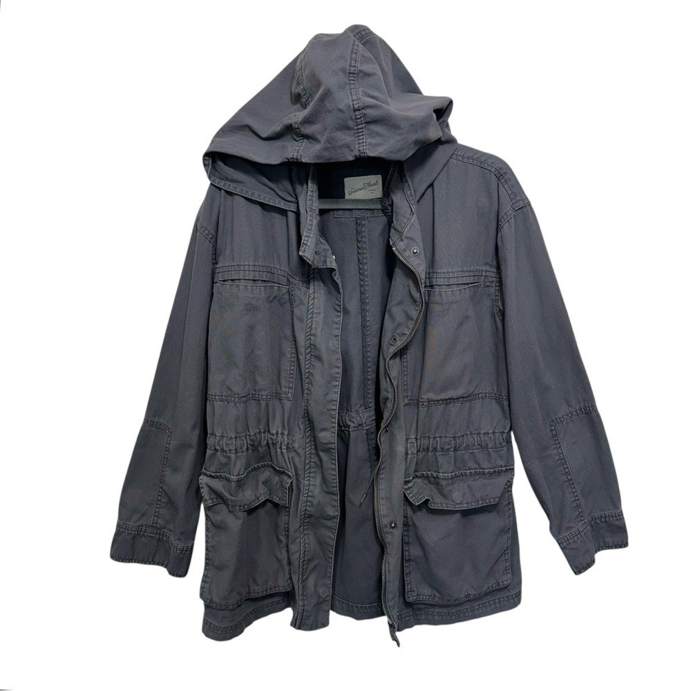 Universal Thread Gray Utility Hooded Jacket, XL - image 1