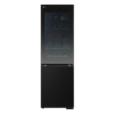 Image of LG InstaView 349 Litre 60/40 Freestanding Fridge Freezer - Black GBG5160CEV