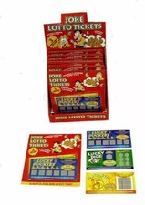 WARNING-VERY REALISTIC FAKE Joke Lottery Scratchcards Scratch Cards FUNNY PRANK