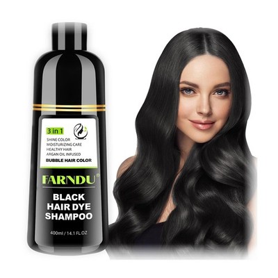 DYEING 221 BC FARNDU Black Hair Dye Shampoo for 14.1 Fl Oz (Pack of 1), 