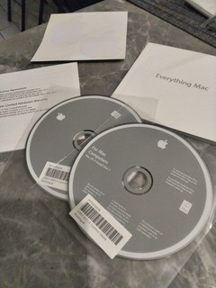 Apple Mac OS X Install Disc 1 & 2 Version 10.5.4 Leopard Recovery 2Z691 6304 A