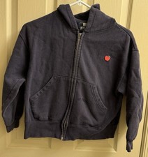 Vintage Gap Athletic Classic Kids Logo Soft Cozy Hoodie, Size Medium Boys Blue