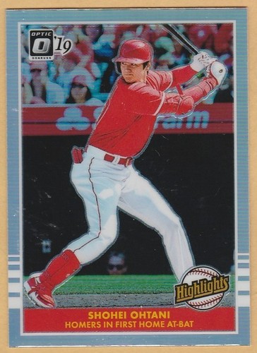 2019 DONRUSS OPTIC SHOHEI OHTANI HIGHLIGHTS PRIZM CARD #H1
