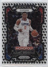 2023-24 Panini Prizm Monopoly Man Black & White Russell Westbrook #38 0yk4