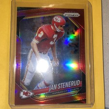 2025 Panini Prizm Jan Stenerud Retail Red SSP #204 Chiefs Kansas City Chiefs