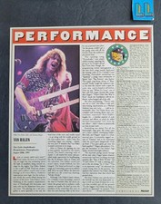 Van Halen Pittsburgh Concert Review Magazine Page 1991