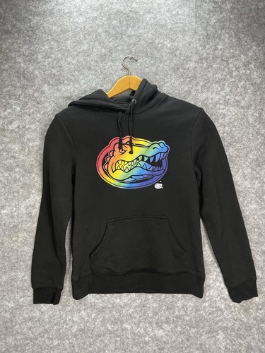Men's Black Florida Gators Team Pride Logo Pullover Hoodie Sweatshirt Medium UF