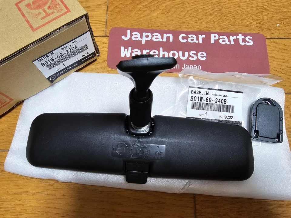 Genuine MAZDA OEM RX-7 RX7 FD3S Interior Room Rear View Mirror & Base Set Foto 4 de 4