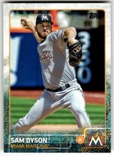 2015 Topps Update #US40 Sam Dyson Miami Marlins Baseball