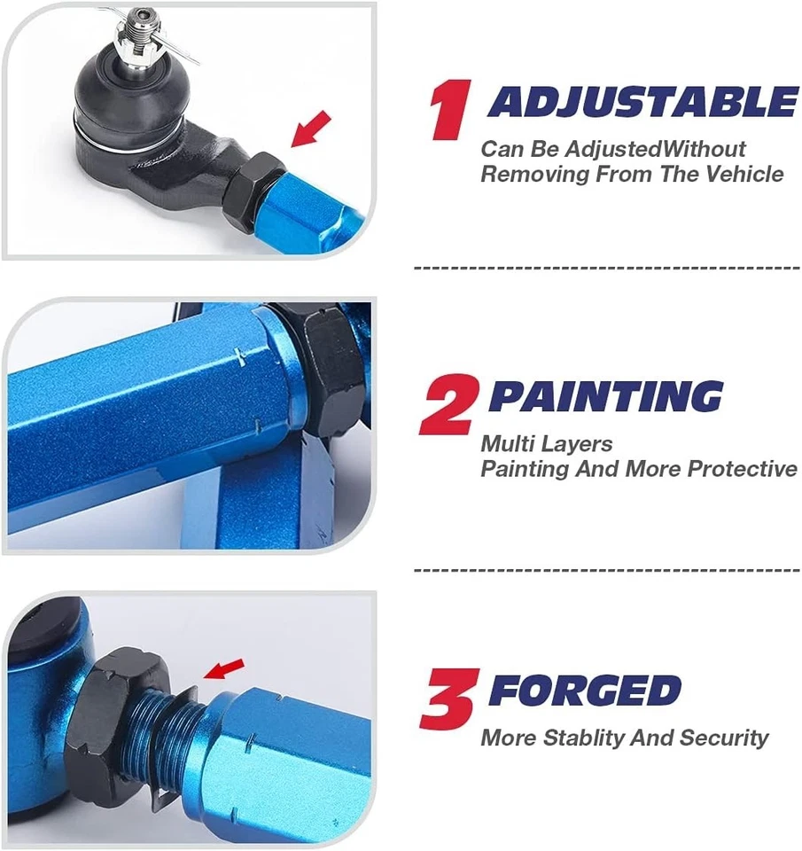 Kit de inclinación trasera ajustable KSP para Acura TL 2004-2008 FWD Inc. Tipo S Foto 2 de 4