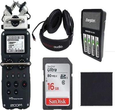 Zoom H5 Handy Recorder Four-Track Portable Recorder,Headphones,16 GB SD...