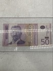 Serbian 50 And 10 Dinara Narodna Banka Srbije Purple Brown 2 Paper Bills — photo 2