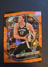 2025 Panini Prizm WNBA - Megan Gustafson #49 Orange Ice Prizm