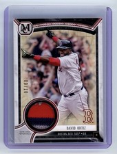 2024 Topps Museum Collection David Ortiz Game Used Prime Patch SP /10 Red Sox