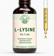 Lysine for Cats - L-Lysine for Cats - May Help with Respiratory Health, Sneezing