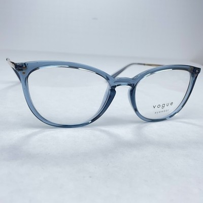 Vogue Eyeglasses Frames VO 5276 2966 Blue Cat Eye 51-17 140