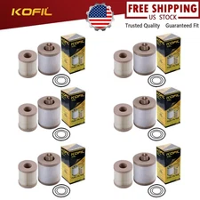 [6Pcs]FD-4616 For 03-07 Ford Motorcraft 6.0L Powerstroke Diesel Oil Fuel Filter
