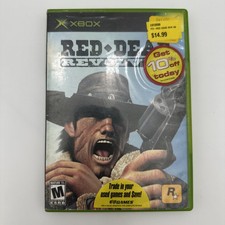 Red Dead Revolver Original Xbox Case  Disc TESTED No Manual