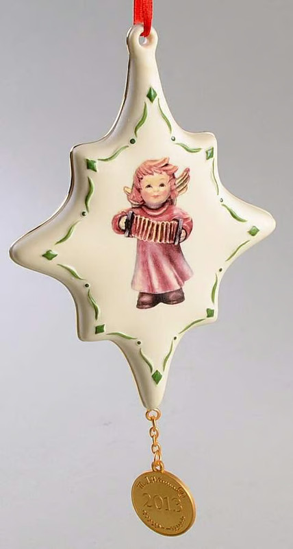 M I Hummel Christmas ornament Millennium Bliss" by Danbury Mint 2013 Boxed