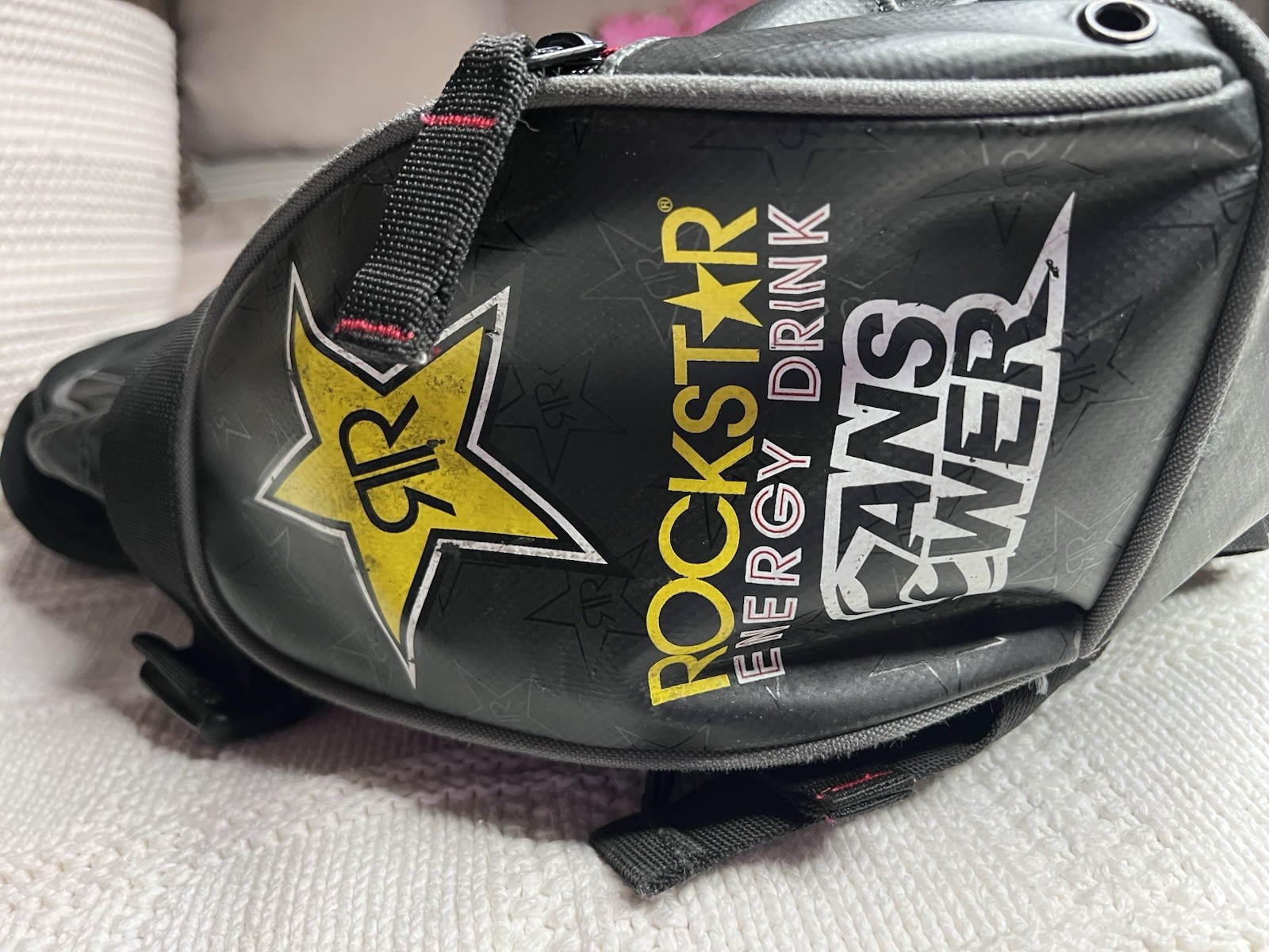 Rare Answer Backpack Padded Pockets Rockstar Ener… - image 9