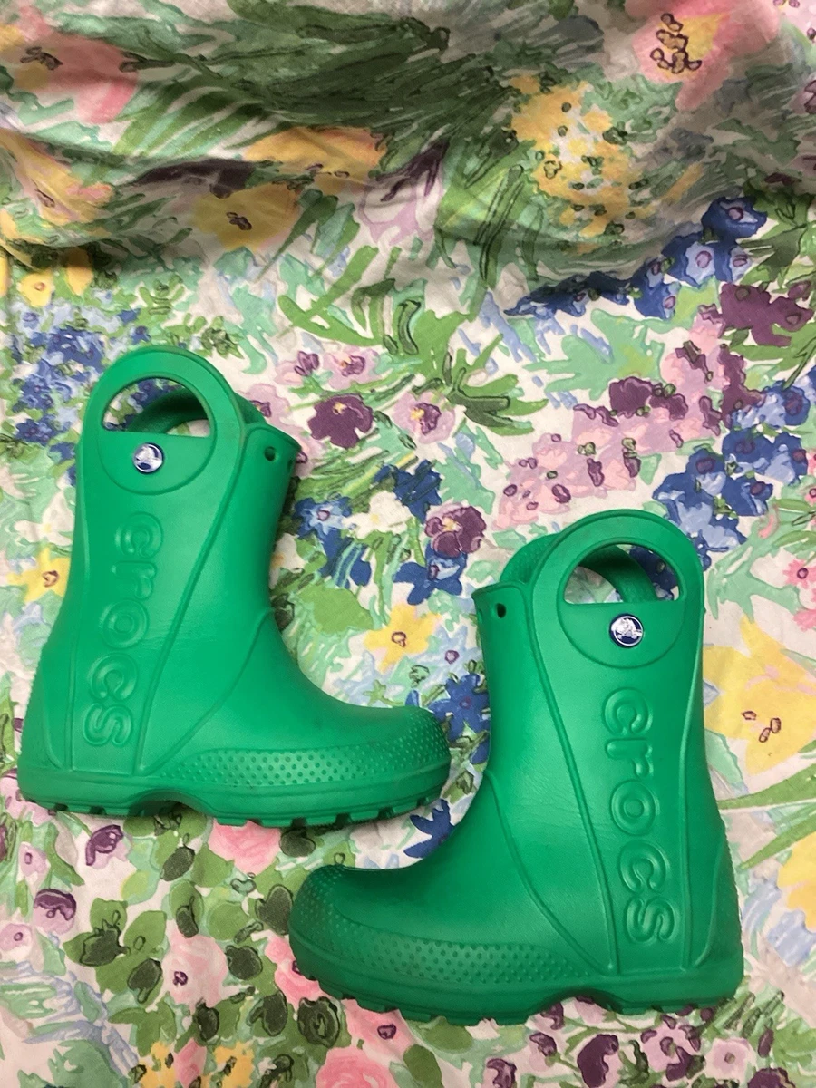 Crocs Boots Green Unisex Kids' Shoes for sale | eBay