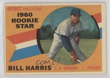 1960 Topps Sport Magazine 1960 Rookie Star Bill Harris #128 16ez