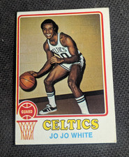 1973-74 Topps #168 Jo Jo White Boston Celtics Basketball Card-EX