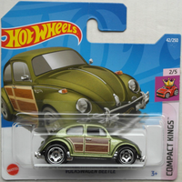Hot Wheels Vw Volkswagen KäFer Beetle OlivgrüNmetallic Woodgrain Neu/Ovp Auto Hw