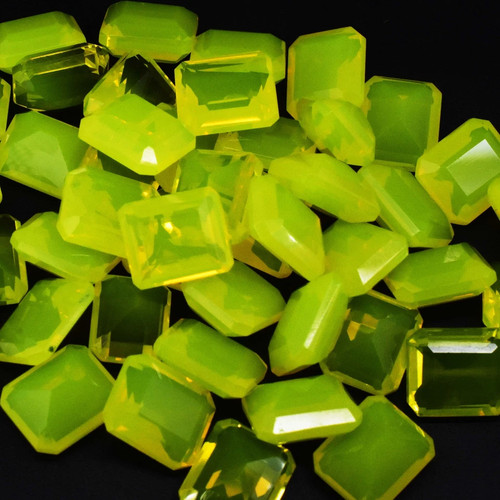 5.00 Ct Neon Yellow Opal Radiant Cut Stunning Loose Gemstone - Picture 5 of 6