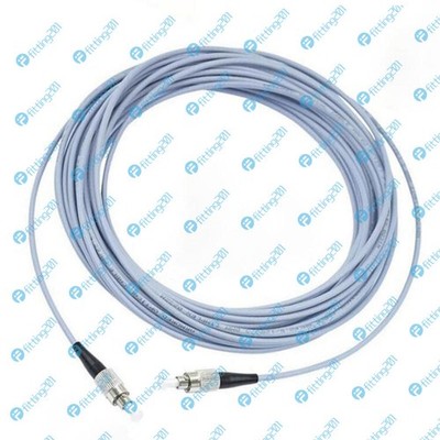 1PCS 100M FC UPC to FC UPC MM Single Core Simplex Armored Cable Fiber Patch Cord