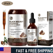 2PACK Parasite Cleanse Tincture/Extract-Wormwood,Black Walnut Hull, Clove 2FL.OZ