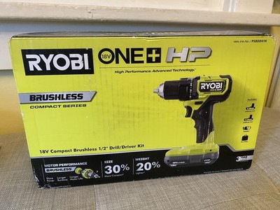 Ryobi ONE Plus HP 18V Brushless Cordless Compact 1/2'' Drill