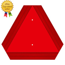 Slow Moving Vehicle Triangle Sign, Rust Free Aluminum, 14"X16", 40-Mil Thick Ref