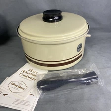 Vintage Silver Stone Porcelain Aluminum Non Stick Fry/Sauce Pan Meyer 9” Diamete