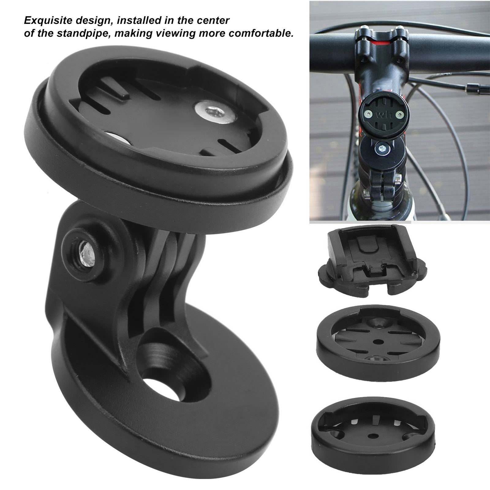 Adjustable Aluminium Alloy Bike Computer Bracket For Wahoo Garmin Cycling Access
