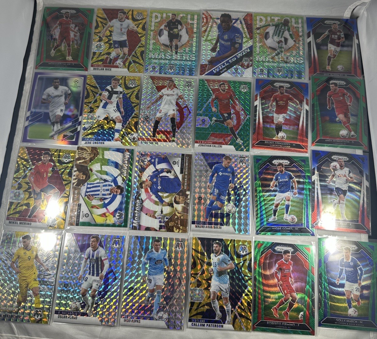 83x 2020-21 Topps Chrome Mosaic Prizm Soccer Parallel Lot Card Collection 🔥🔥🔥