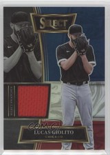 2022 Panini Select Swatches Tri-Color Prizm 16/99 Lucas Giolito #SELS-LG h3a